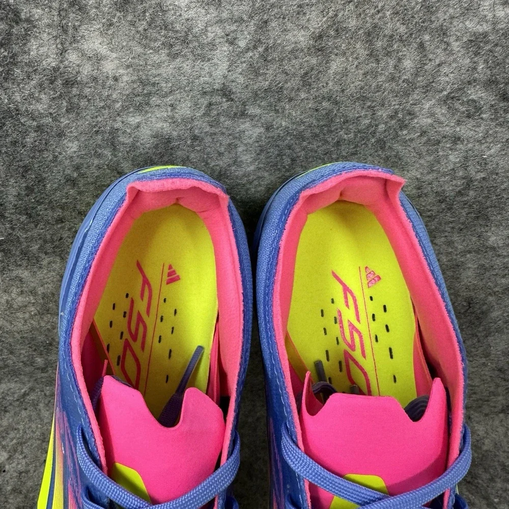Adidas F50 Pro FG Soccer Cleats Mens Size 9 Blue Pink Celestial Victory IE1285